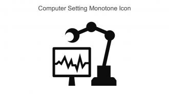 Computer Setting Monotone Icon In Powerpoint Pptx Png And Editable Eps Format