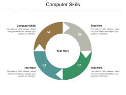 Computer skills ppt powerpoint presentation pictures graphics tutorials cpb