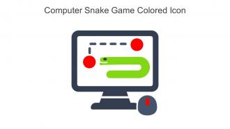 Computer Snake Game Colored Icon In Powerpoint Pptx Png And Editable Eps Format