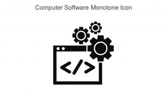 Computer Software Monotone Icon In Powerpoint Pptx Png And Editable Eps Format