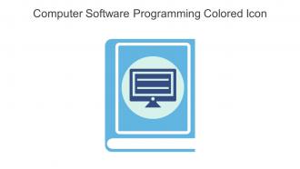 Computer Software Programming Colored Icon In Powerpoint Pptx Png And Editable Eps Format
