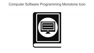 Computer Software Programming Monotone Icon In Powerpoint Pptx Png And Editable Eps Format