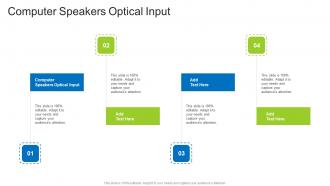 Computer Speakers Optical Input In Powerpoint And Google Slides Cpb