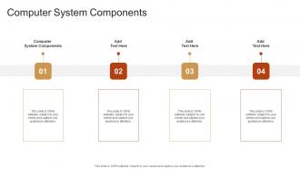 Computer System Components In Powerpoint And Google Slides Cpb