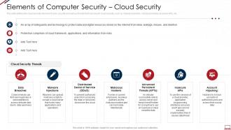 Computer system security elements of computer security cloud security