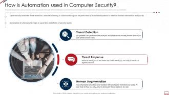 Computer system security how is automation used in computer security