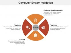 Computer system validation ppt powerpoint presentation gallery outfit cpb