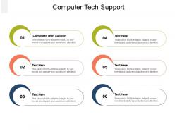 Computer tech support ppt powerpoint presentation portfolio templates cpb