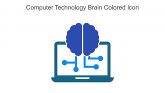 Computer Technology Brain Colored Icon In Powerpoint Pptx Png And Editable Eps Format