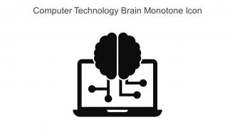 Computer Technology Brain Monotone Icon In Powerpoint Pptx Png And Editable Eps Format