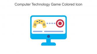 Computer Technology Game Colored Icon In Powerpoint Pptx Png And Editable Eps Format