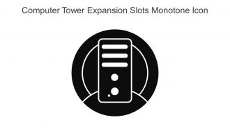 Computer Tower Expansion Slots Monotone Icon In Powerpoint Pptx Png And Editable Eps Format