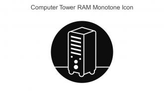 Computer Tower RAM Monotone Icon In Powerpoint Pptx Png And Editable Eps Format