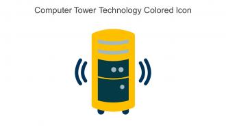 Computer Tower Technology Colored Icon In Powerpoint Pptx Png And Editable Eps Format
