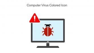 Computer Virus Colored Icon