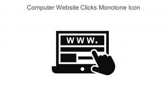 Computer Website Clicks Monotone Icon In Powerpoint Pptx Png And Editable Eps Format