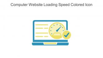 Computer Website Loading Speed Colored Icon In Powerpoint Pptx Png And Editable Eps Format