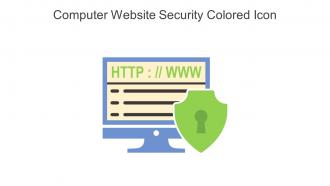 Computer Website Security Colored Icon In Powerpoint Pptx Png And Editable Eps Format