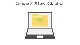 Computer Wi Fi Server Colored Icon In Powerpoint Pptx Png And Editable Eps Format