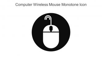 Computer Wireless Mouse Monotone Icon In Powerpoint Pptx Png And Editable Eps Format