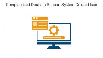 Computerized Decision Support System Colored Icon In Powerpoint Pptx Png And Editable Eps Format
