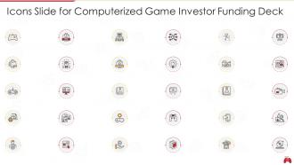 Computerized game investor funding deck ppt template
