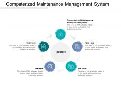 Computerized maintenance management system ppt powerpoint presentation model deck cpb