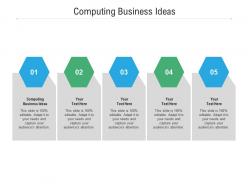 Computing business ideas ppt powerpoint presentation styles design ideas cpb