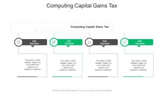 Computing Capital Gains Tax In Powerpoint And Google Slides Cpb