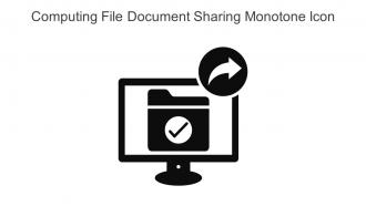 Computing File Document Sharing Monotone Icon In Powerpoint Pptx Png And Editable Eps Format