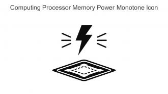 Computing Processor Memory Power Monotone Icon In Powerpoint Pptx Png And Editable Eps Format