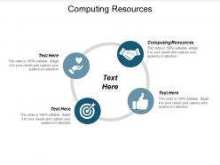 Computing resources ppt powerpoint presentation infographics ideas cpb