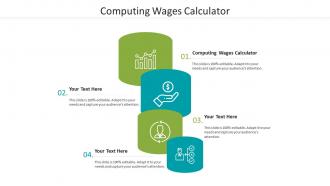 Computing wages calculator ppt powerpoint presentation layouts topics cpb