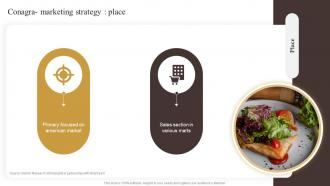 Conagra Marketing Strategy Place Industry Report Of Commercially Prepared Food Part 2
