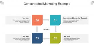 Concentrated marketing example ppt powerpoint presentation model grid cpb