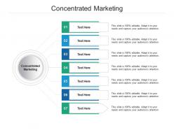 Concentrated marketing ppt powerpoint presentation layouts show cpb