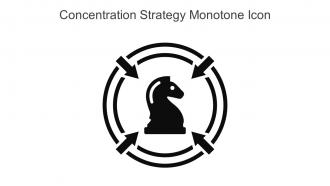 Concentration Strategy Monotone Icon In Powerpoint Pptx Png And Editable Eps Format