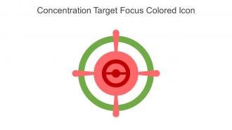 Concentration Target Focus Colored Icon In Powerpoint Pptx Png And Editable Eps Format