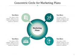 Concentric Circles Business Marketing Strategy Development Management