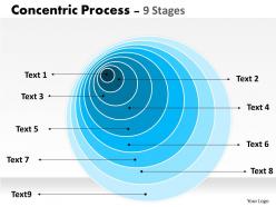 Concentric process diagram for business