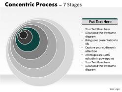 43963719 style cluster concentric 7 piece powerpoint template diagram graphic slide