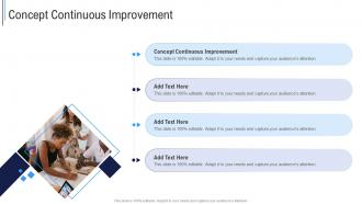 Concept Continuous Improvement In Powerpoint And Google Slides Cpb