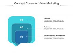 Concept customer value marketing ppt powerpoint presentation inspiration guide cpb