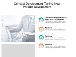 Concept development testing new product development ppt powerpoint presentation infographics format ideas cpb