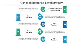 Concept enterprise level strategy ppt powerpoint presentation infographics cpb