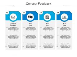 Concept feedback ppt powerpoint presentation inspiration slide portrait cpb