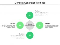 Concept generation methods ppt powerpoint presentation layouts graphics example cpb