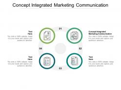 Concept integrated marketing communication ppt powerpoint presentation samples cpb