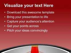 Concept of leadership winner on red satirs powerpoint templates ppt themes and graphics 0313