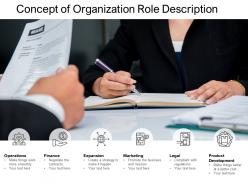 Concept of organization role description